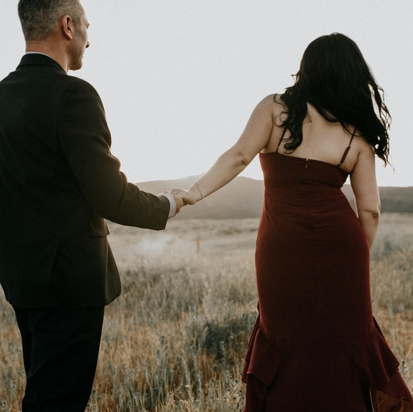 Lulu's Ruffled High Slit Dress - Picture 6 of 8